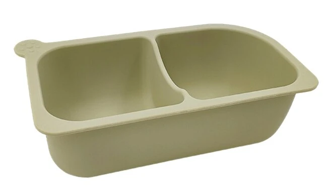 Assiette compartimentée