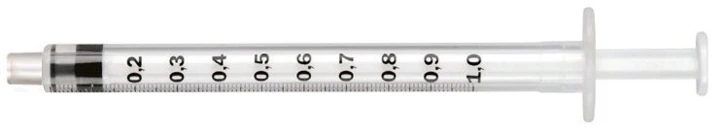 Seringue à tuberculine 1 ml