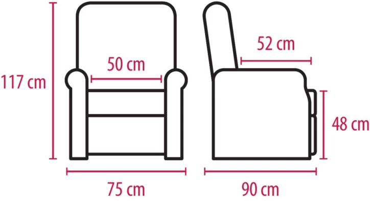 Fauteuil releveur roulant NARVIK