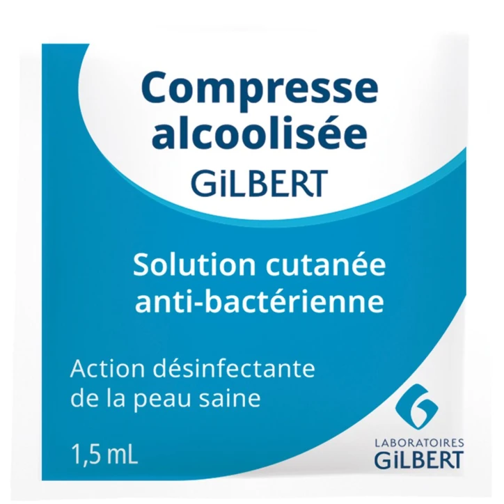 Compresses alcoolisées