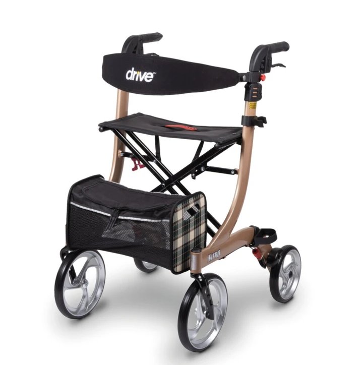 Rollator pliant 4 roues NITRO