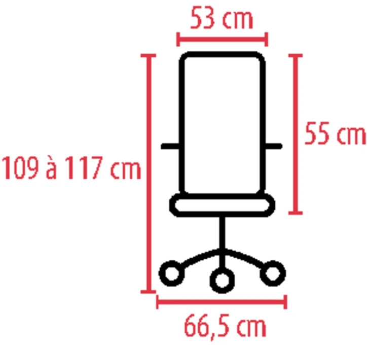 Chaise de bureau ergonomique PERCKO®