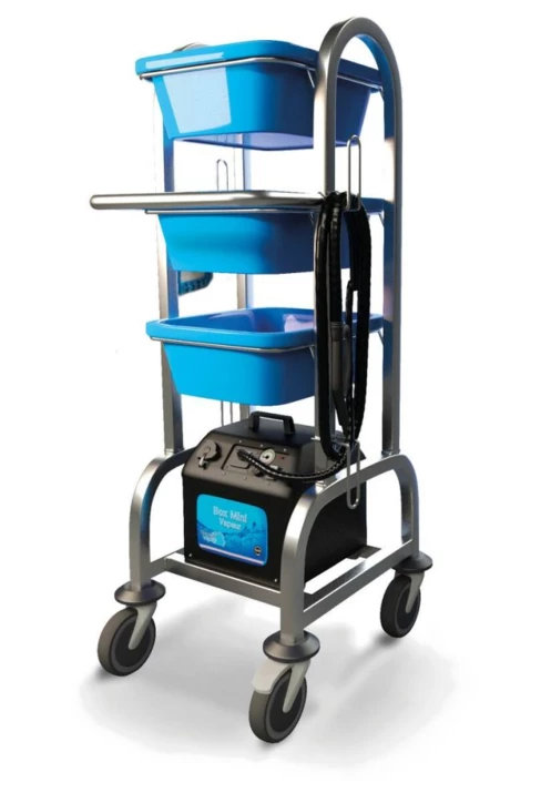 Box vapeur mini avec chariot