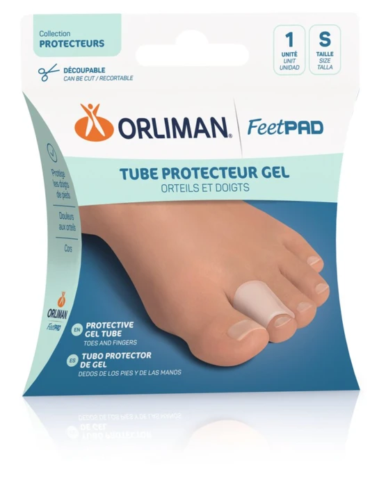 Tube protecteur gel orteils et doigts Orliman FeetPAD®