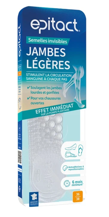 Semelle invisible jambe légère EPITACT®