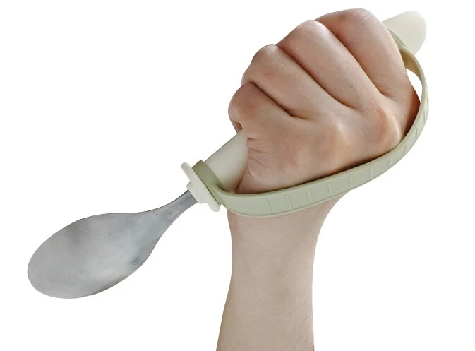 Couverts silicone à lanière