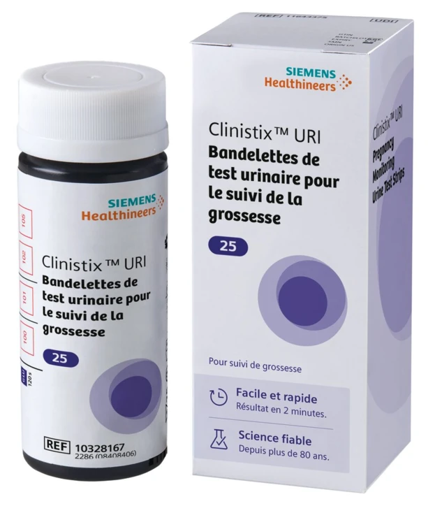 Bandelettes Clinistix URI