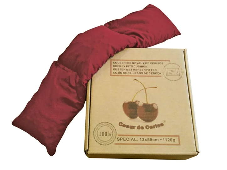 Coussin cœur de cerise