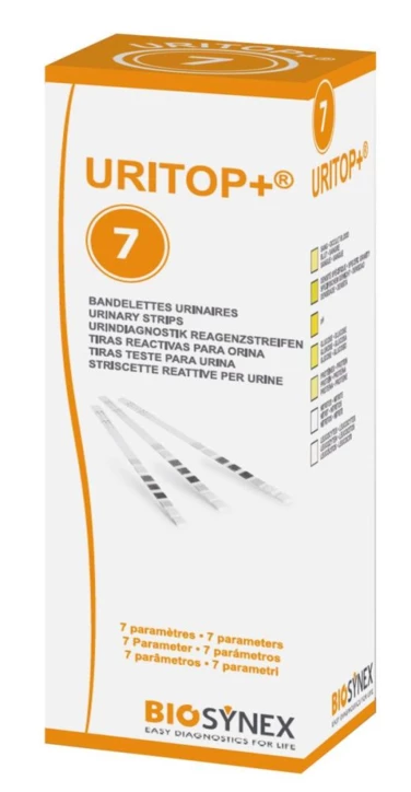 Bandelette d’analyse urinaire URITOP® +