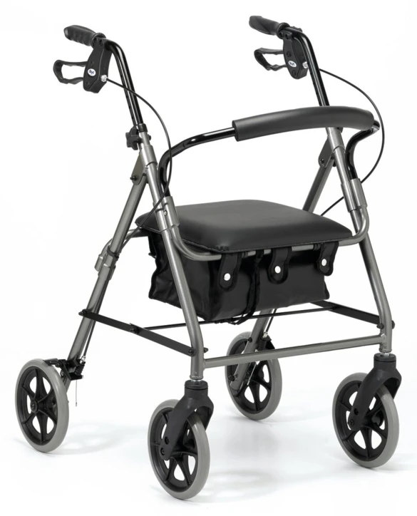 Rollator pliable ultra léger 4 roues