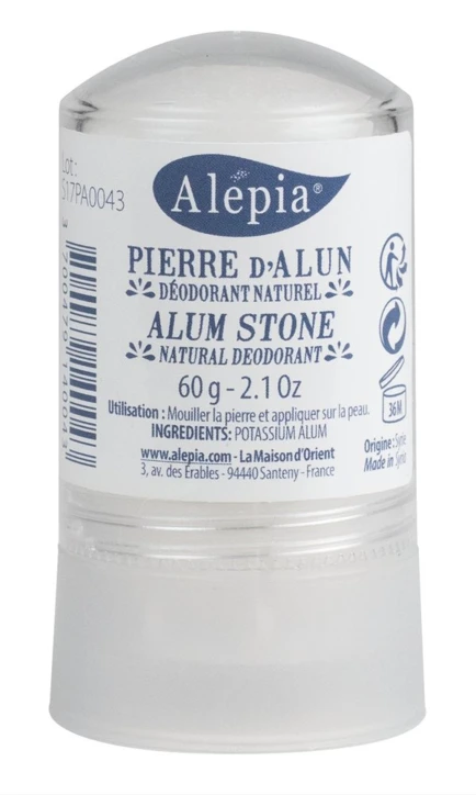 Déodorant naturel à la pierre d'Alun