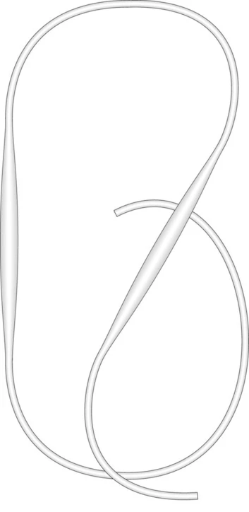 Tubulure universelle à renflement