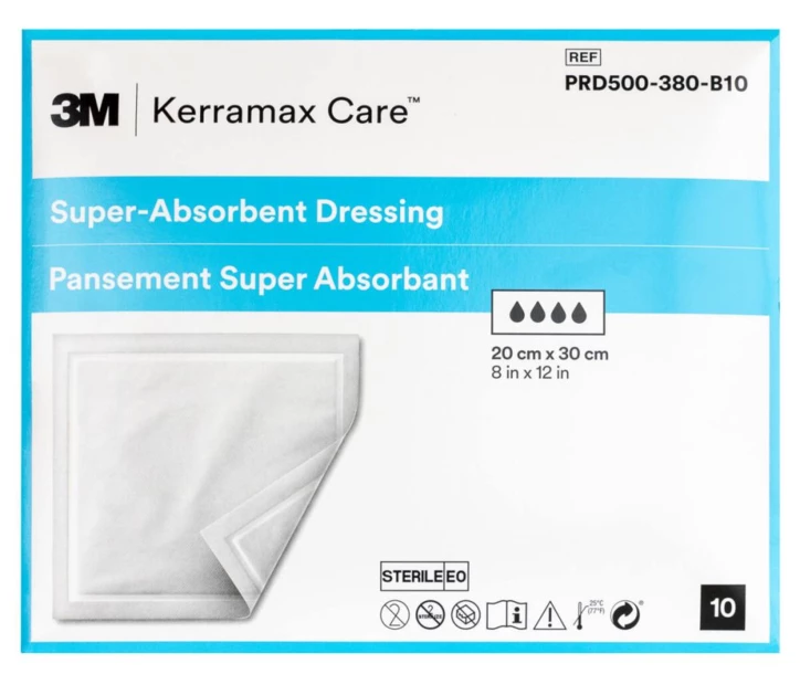 Pansement hydrocellulaire super absorbant KERRAMAX CARE™
