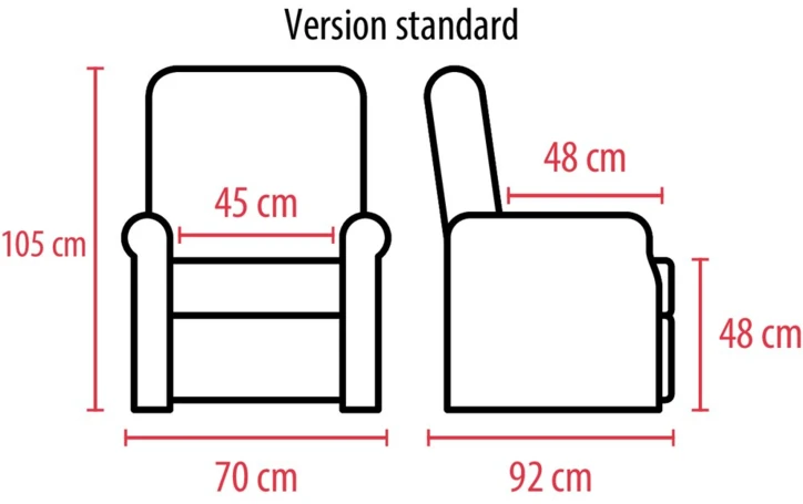 Fauteuil releveur THELMA - 4 moteurs