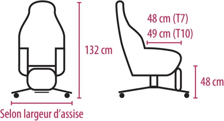 Fauteuil coquille ESSENTIEL e - 1 moteur