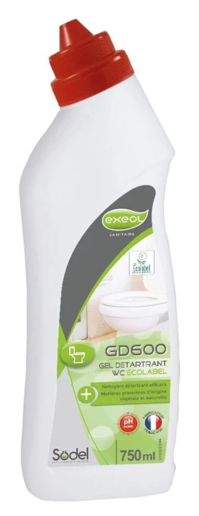Gel détartrant WC GD600