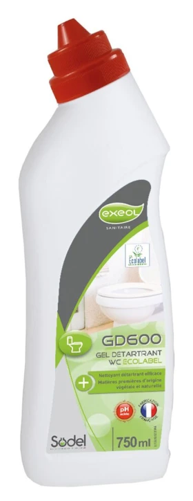Gel détartrant WC Ecolabel GD600