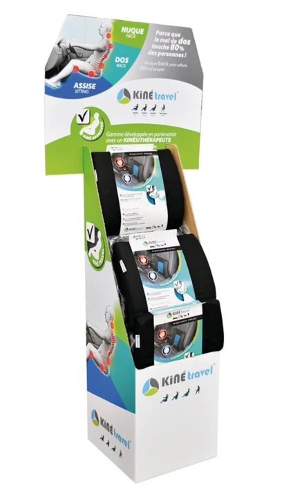 Coussin lombaire avec gel KINE TRAVEL