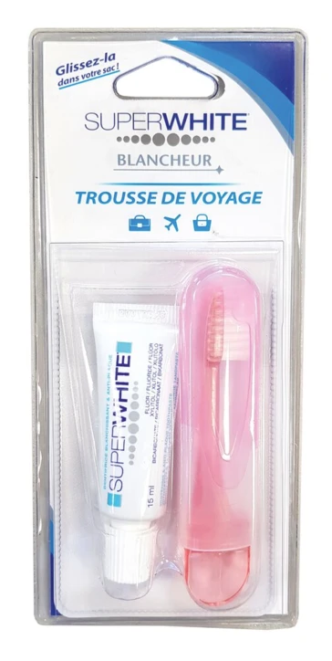 Trousse de voyage brosse à dents SUPERWHITE