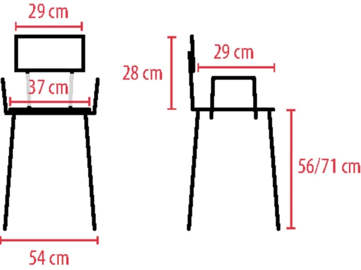 Chaise haute de cuisine KIZINE