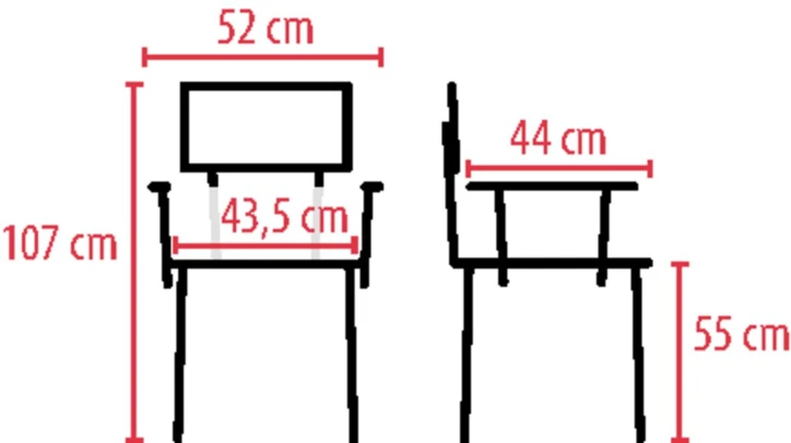 Chaise de douche & toilette CLEAN