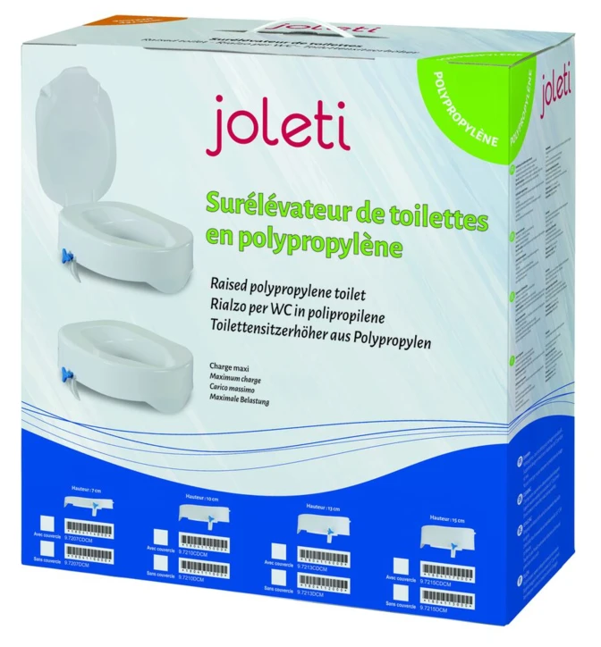 Réhausse-WC en polypropylène JOLETI