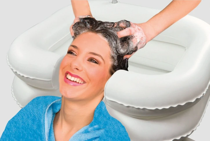 Bac à shampoing gonflable