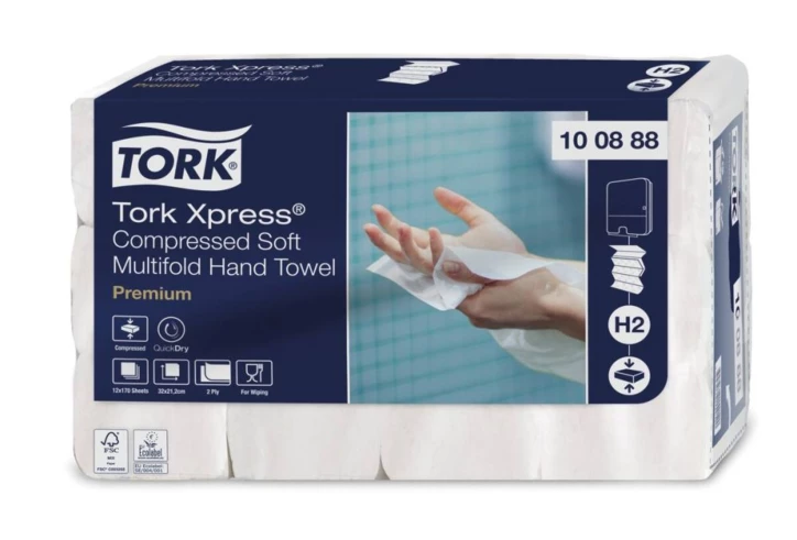 Essuie-mains compressés interfoliés doux TORK XPRESS®