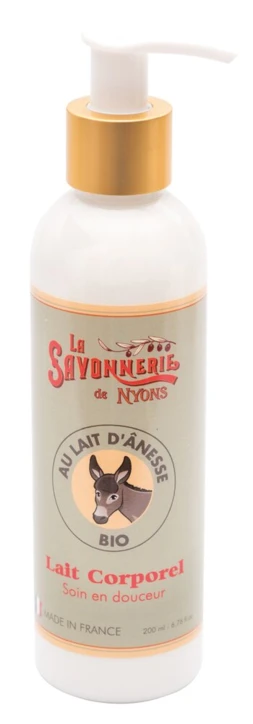 Lait corporel au lait d'ânesse BIO