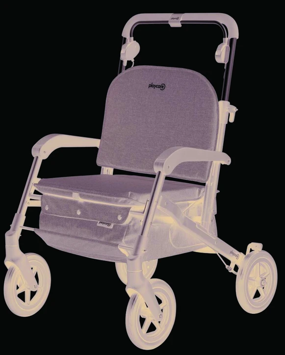 Rollator 4 roues avec siège CARE LUX