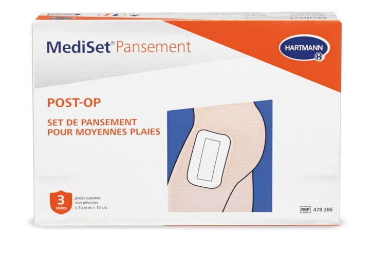 Set MEDISET® Pansement POST-OP pour moyennes plaies