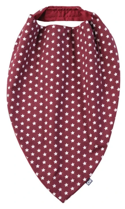 Bavoir-foulard en coton