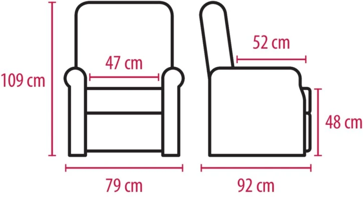 Fauteuil releveur OTTA - 2 moteurs