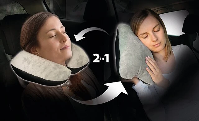 Cale-nuque / coussin 2 en 1
