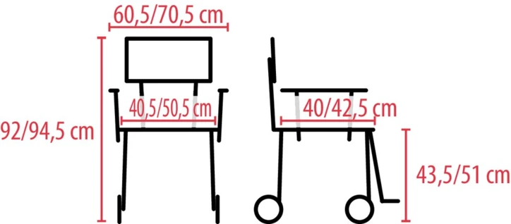 Fauteuil manuel Action 2 NG