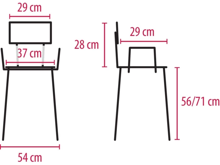 Chaise haute de cuisine KIZINE
