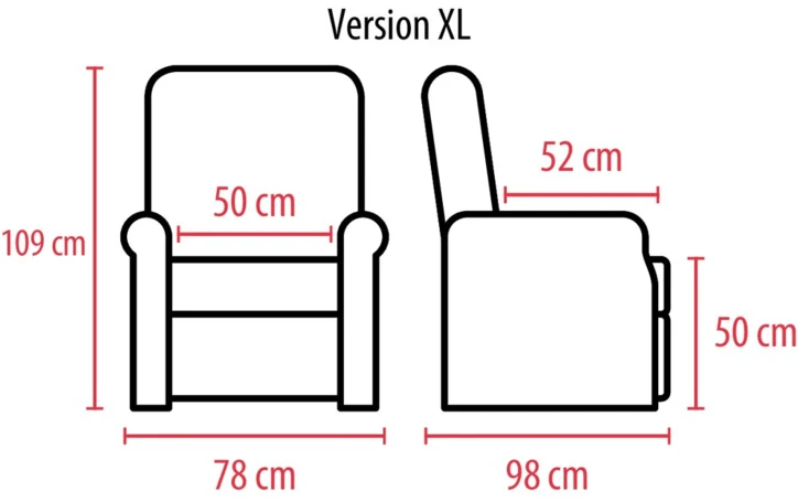 Fauteuil releveur THELMA - 4 moteurs