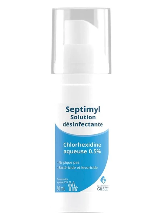 Chlorhexidine aqueuse 0,5 % SEPTIMYL
