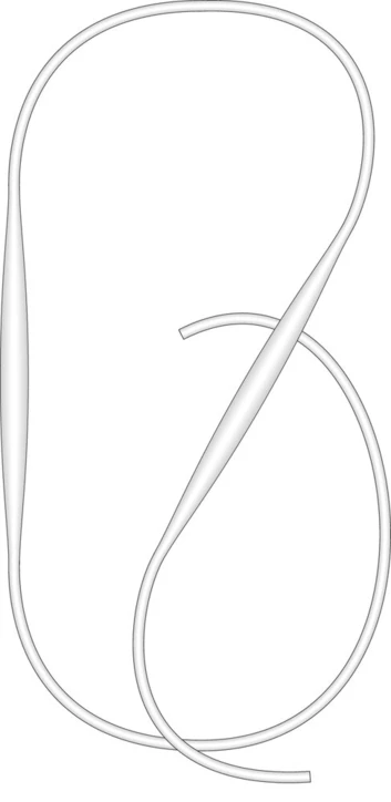 Tubulure universelle à renflement