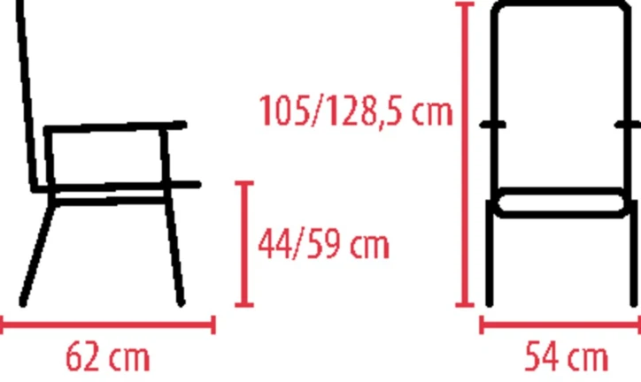 Fauteuil de repos fixe