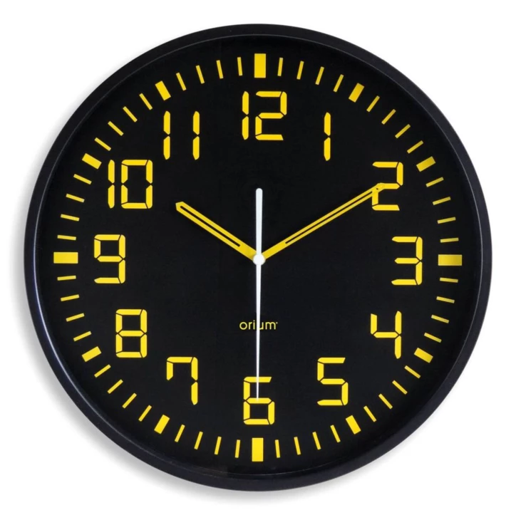 Horloge silencieuse CONTRASTE Ø 30 cm
