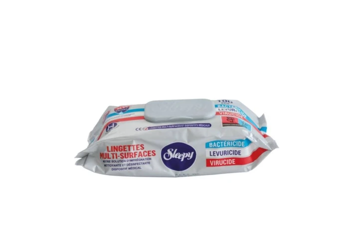 Lingettes nettoyantes désinfectantes multi-surfaces SLEEPY