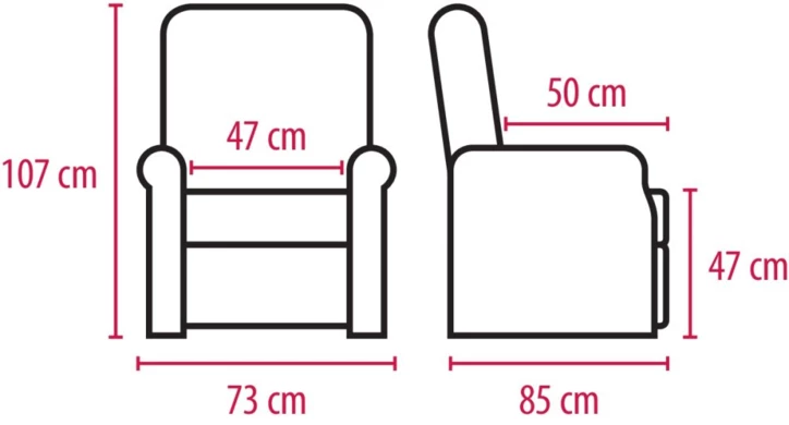 Fauteuil releveur NEW BERGEN - 1 moteur