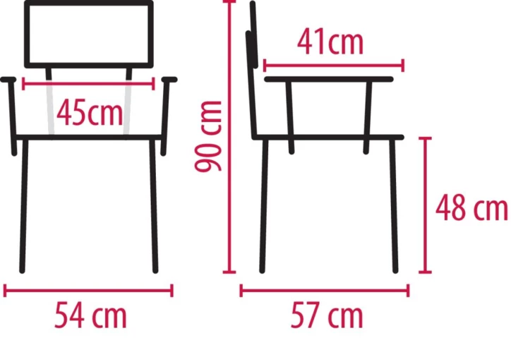 Chaise garde-robe fixe SITIS