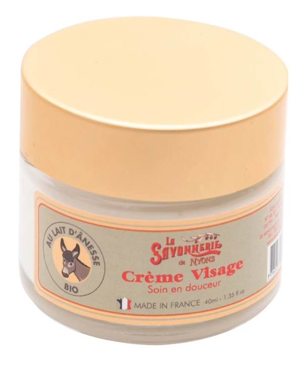 Crème visage au lait d'ânesse BIO