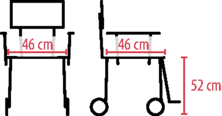 Chaise garde-robe à roulettes OSIRIS