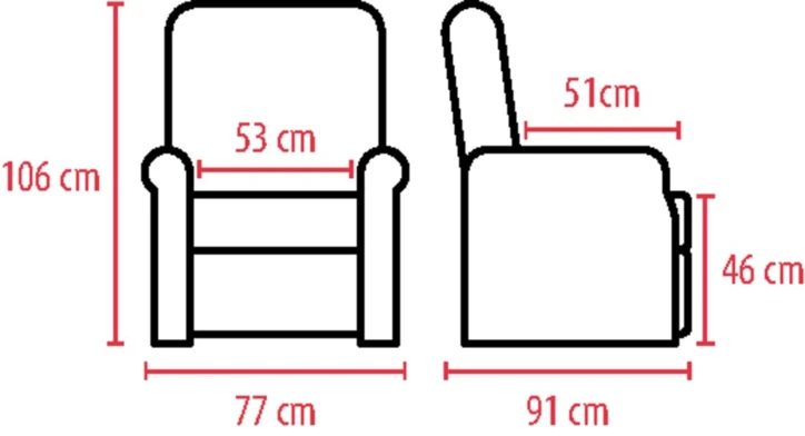 Fauteuil releveur SOLVIA - 2 moteurs