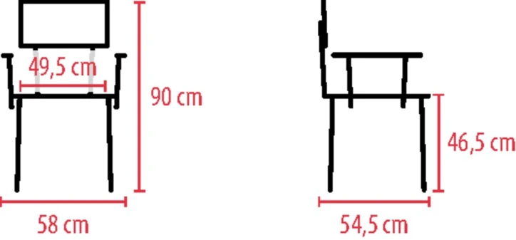 Chaise garde robe KOMOD