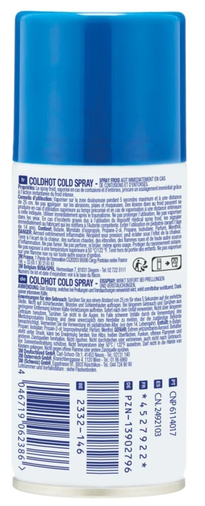 Spray aérosol de froid instantané NEXCARE™ ColdHot