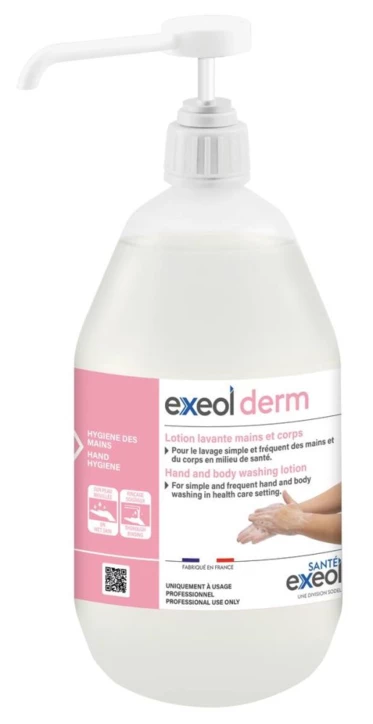 Lotion lavante mains et corps EXEOL DERM